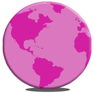 pink world icon