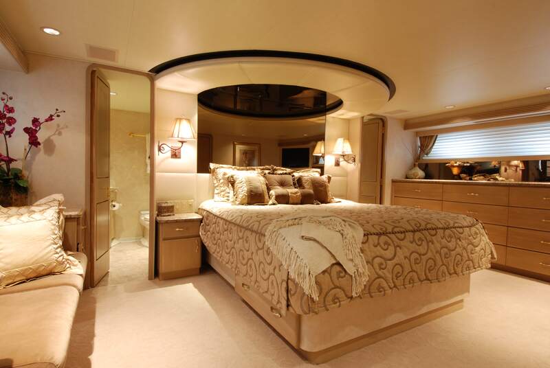 luxury golden hotel room